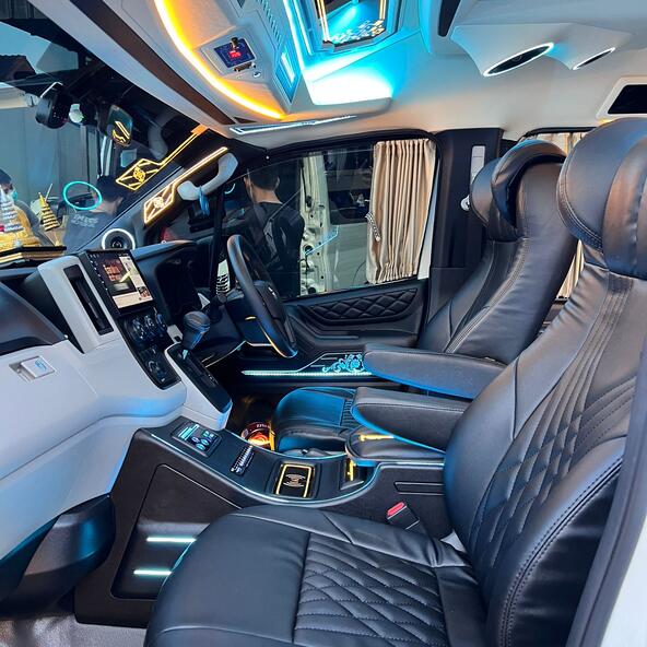 VIP van front seat
